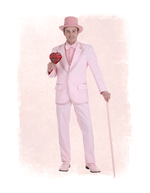 Pink Men Valentine Day Outfits