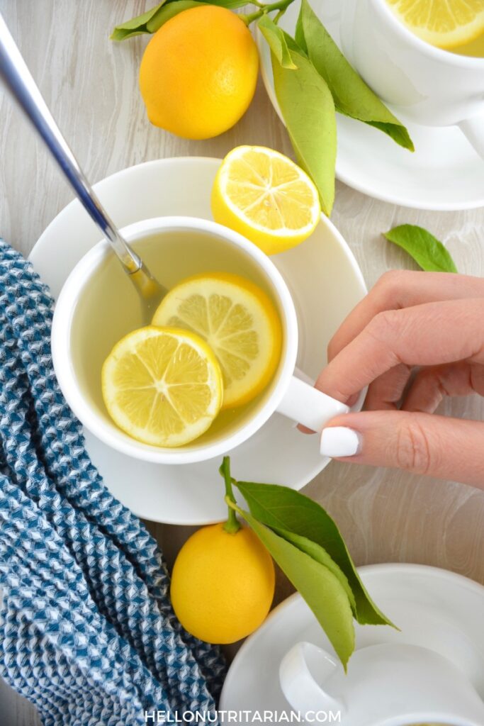 Hot Lemon Water: Coffee substitutes